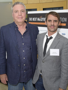 Judges and mentors Lee Zlotoff and Roberto Orci at the Next MacGyver competition. ©2015 Paley Center For Media