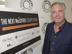 MacGyver creator Lee Zlotoff, a judge, mentor and sponsor of The Next MacGyver STEM competition in LA. ©2015 Paley Center For Media.